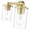 Z-Lite Thayer Vanity, 2-Light, 16 In.W x 5.75 In.L x 8.75 In.H, Luxe Gold/Clear 742-2V-LG - alternate 6